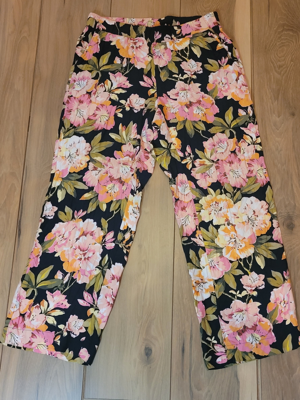LOFT | Floral Wide-Leg Pants | S